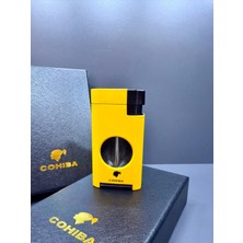 Cohiba 2 Torch Pürmüz Alevli Puro Makaslı Profesyonel Puro Çakmak