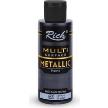 Rich Multi Surface Metalik Boya 120 cc Siyah 03719