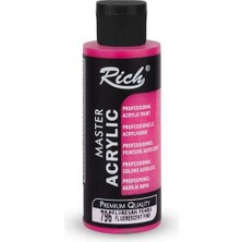 Rich Master Akrilik Boya 120 ml Floresan Pembe 796