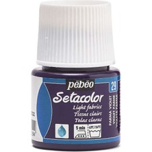 Pebeo Setacolor Light Fabrics Transparan Kumaş Boyası 45 ml Parma Violet 29