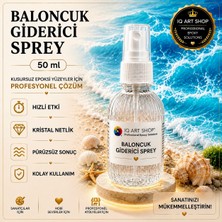 IQ ART by Natalie Iq Art Epoksi Reçine Baloncuk Giderici Sprey 50 ml – Profesyonel Pürüzsüz Yüzey Formülü