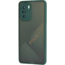 Eco Port Xiaomi Poco F3 Kılıf Montreal Silikon Kapak - Yeşil