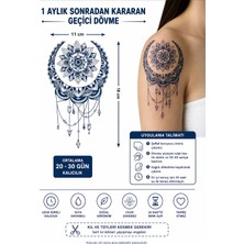 Tattoo 1 Aylık Sonradan Kararan Gerçekci Model Geçici Dövme Yapıştırma