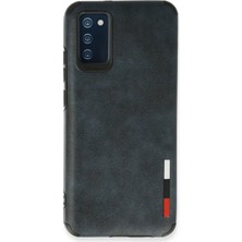 Negok Newface Samsung Galaxy A02S Kılıf Loop Deri Silikon - Lacivert