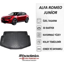 Badela 2024-2026 Alfa Romeo Junior Elettrica Bagaj Havuzu (Üst Kademe, Bagaj Eşik Hizasında Kullanım) 3D Kauçuk