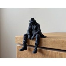 Lades Örümcek Noir Oturan Halde Figür 13 cm