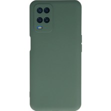 Eco Port Oppo A54 4g Kılıf Nano Içi Kadife Silikon - Koyu Yeşil