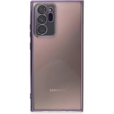Eco Port Samsung Galaxy Note 20 Ultra Kılıf Razer Lensli Silikon - Mor