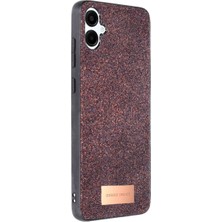 Eco Port Onegif Samsung Galaxy A06 Bright Simli Kapak - Derin Mor