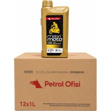 Petrol Ofisi Maximoto Scooter 4t 10W-40 1lt x 12 Adet (Koli) Motor Yağı