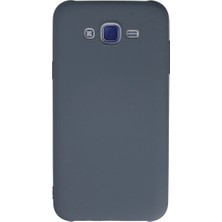 Eco Port Samsung Galaxy J7 Kılıf Nano Içi Kadife Silikon - Gri