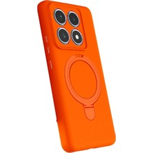 Eco Port Xiaomi Mi 14T Pro Regal Magsafe Standlı Kapak - Turuncu