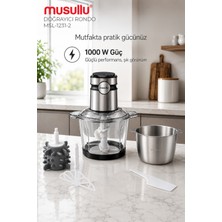 Musullu MSL-1231-2 Meat Max 1000 W 2 L Çift Hazneli Doğrayıcı Rondo