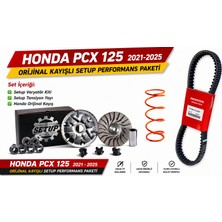 Setup Motorcycle Pcx 125 2021-2025 Orijinal Kayışlı Performans Varyatör Seti