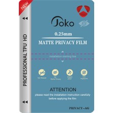 Gees Global Joko Tpu 0.25MM Hd Makine Mat Hayalet Ekran Koruyucu