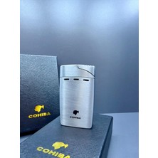 Cohiba 2 Torch Pürmüz Alevli Puro Makaslı Profesyonel Puro Çakmak