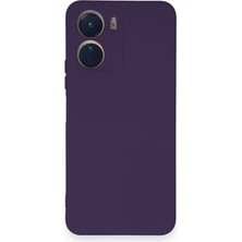 Eco Port Vivo Y16 Kılıf Nano Içi Kadife Silikon - Mor