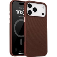 Negok Joko Apple iPhone 17 Pro Max Vero Magsafe Kapak - Kahverengi