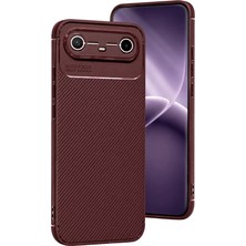 Negok Newface Tecno Spark Slim 5g Auto Focus Karbon Kapak - Bordo
