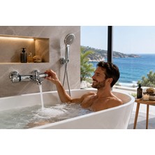 ACAR SU ARMATÜRLERİ Specıal Termostatik(Sıcaklık Ayarlı) Banyo Bataryası Acar 06.01.101