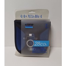 Etona Ecoline ECD350 CD Çantası Siyah Mavi 28'li