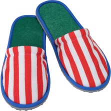 IKEA Skogssallat Kırmızı-Beyaz-Çizgili L/xl Terlik