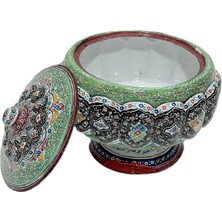 Hasyılmaz Cloisonne Mineli Dekoratif Şekerlik 16CM