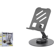 Hadron HDX8023 360° Döner Ayarlanabilir Masaüstü Telefon ve Tablet Standı Metal 4.7"-13"