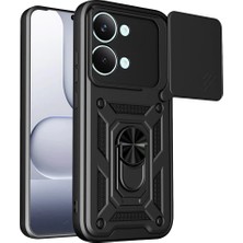Negok Newface Xiaomi Poco X8 Pro Max Pars Lens Yüzüklü Silikon - Siyah
