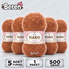 Nako Paris - 5520 Tarçın - 5'li Paket - 100GR/245M - El Örgü Ipi - Hırka, Kazak, Bluz, Atkı, Bere, Şal