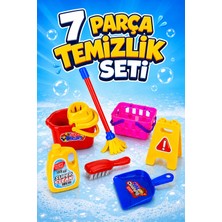 Empressco Oyuncak Temizlik Seti 7 Parça Evcilik Oyuncağı Çocuk Temizlik Oyun Seti 3+ Yaş