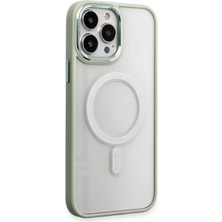 Eco Port Apple Iphone 15 Pro Kılıf Room Magneticsafe Silikon - Su Yeşili