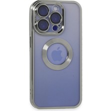 Vintessy Apple Iphone 15 Pro Max Kılıf Slot Silikon - Gümüş