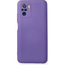 Eco Port Xiaomi Redmi Note 10 Kılıf Nano Içi Kadife Silikon - Mor