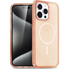 Eco Port Apple Iphone 15 Pro Kılıf  Magsafe Kapak - Turuncu
