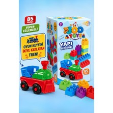 Empressco 85 Parça Yapı Blokları Seti – Eğitici ve Eğlenceli Multi Blok Oyuncak - Oyun Keyfini Ikiye Katlayan Tren!