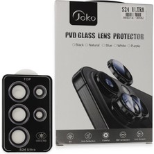 Vintessy Joko Samsung Galaxy S24 Ultra Pvd Metal Kamera Lens - Derin Mor