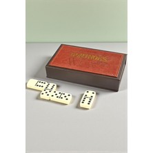 Empressco Lüks Deri Kutulu Premium Domino Seti 28 Parça Spinner’lı Çift 6 Taş – 2-4 Oyuncu Yeni Yıl Hediyesi