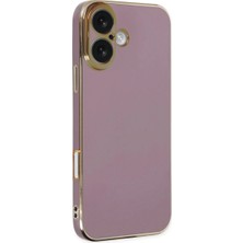 Eco Port Apple Iphone 16 Kılıf Volet Silikon - Mor