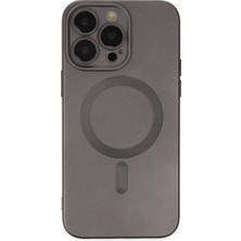 Vintessy Apple Iphone 13 Pro Kılıf Moshi Lens Magneticsafe Silikon - Füme