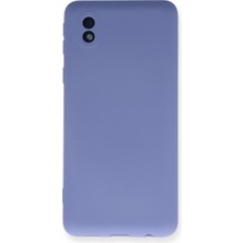 Eco Port Samsung Galaxy A01 Core Kılıf Nano Içi Kadife Silikon - Lila