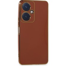 Eco Port Vivo Y27 Kılıf Volet Silikon - Kırmızı