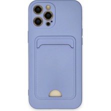 Eco Port Apple Iphone 12 Pro Max Kılıf Kelvin Kartvizitli Silikon - Lila