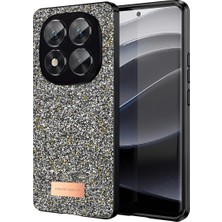 Eco Port Onegif Xiaomi Redmi Note 14 Pro 5g Bright Simli Kapak - Gümüş