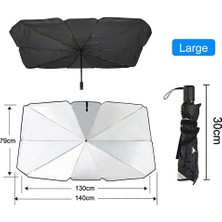 Skygo Araba Güneş Gölge Koruyucu Şemsiye Oto Ön Cam GÜNEŞLIK(145CM*79CM)