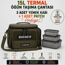 Talentteles Termal 15L Haki Öğün Taşıma Çantası