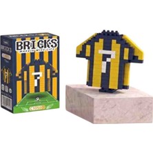 Sarı-Lacivert Taraftar Forma Yapım Mini Blok Brick Set 179 Parça