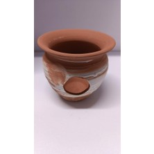 Netx Çömlek Vatoz Küpü Vazo Kenarlıklı 10X9CM Akvaryum Dekoru