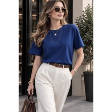 Mery Mery Boutique Premium Pamuk Basic Tshirt Kadın (%100 Pamuk)