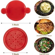 Genel Tedarik Et Tavuk Parçalama Aleti, Döner Kapaklı Pratik Didikleme Aparatı, Kaymaz Taban, Hızlı ve Eşit Parçalama, Tavuk Sebze Marul Için Mutfak Parçalama Makinesi